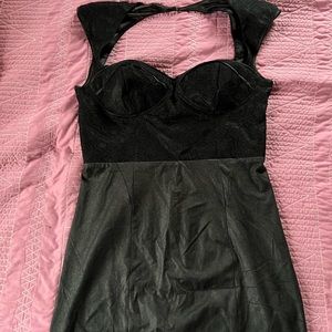 Black cocktail dress